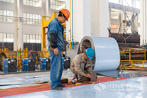 沼氣+天然氣 10噸的蒸汽鍋爐 ，取暖沼氣燃氣鍋爐