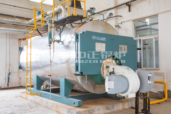 10噸和6噸SZS系列冷凝式沼氣蒸汽鍋爐項目